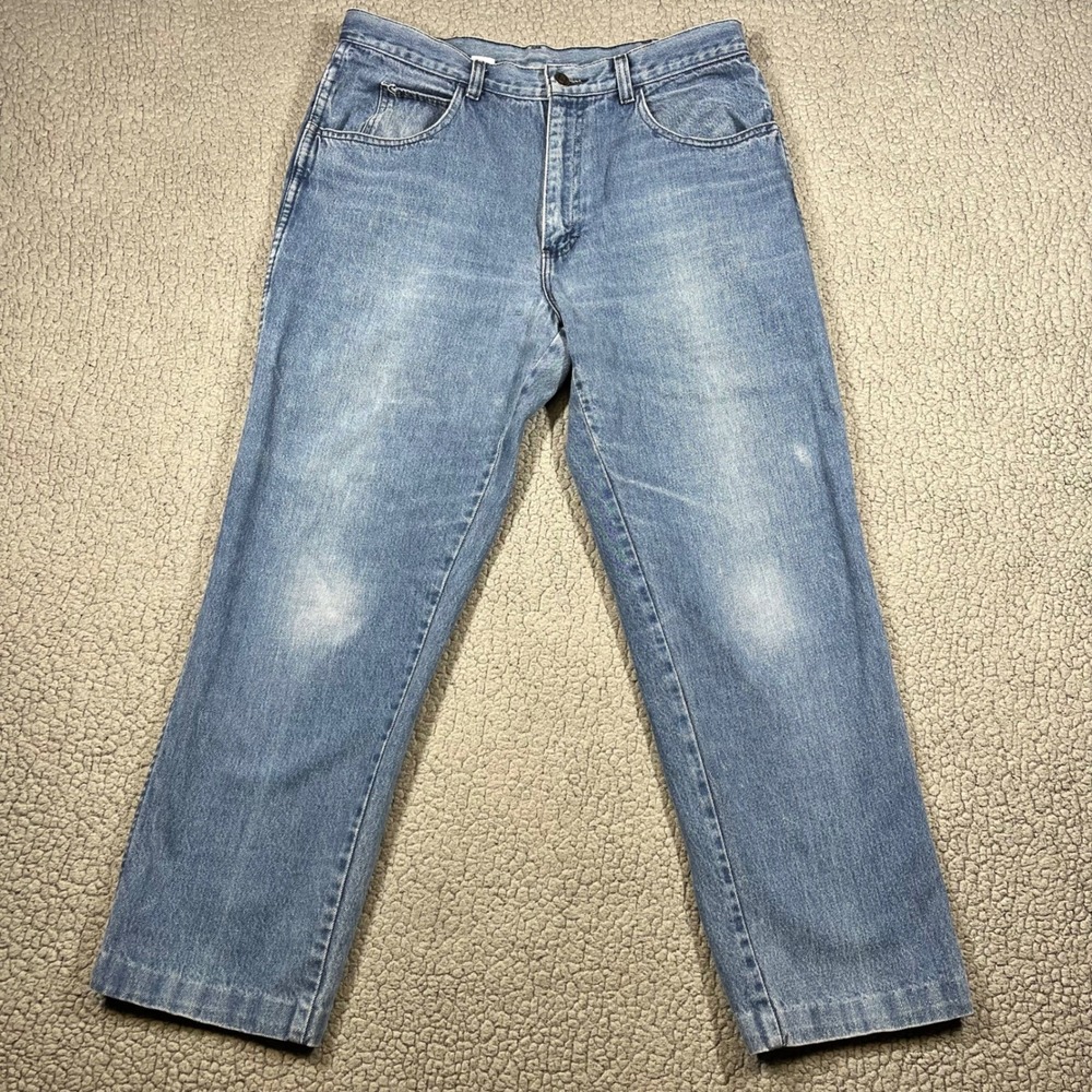Vintage Calvin‎ Klein Jeans Mens 36 (34x27) Straight Leg Denim Made in USA 90s